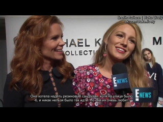 Blake lively is her daughters personal stylist e! live from the red carpet [rus sub]