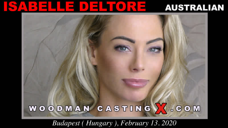 Isabelle deltore (casting hard / ) [sex, cекс, blond, aussie, anal sex, blow job, milf]