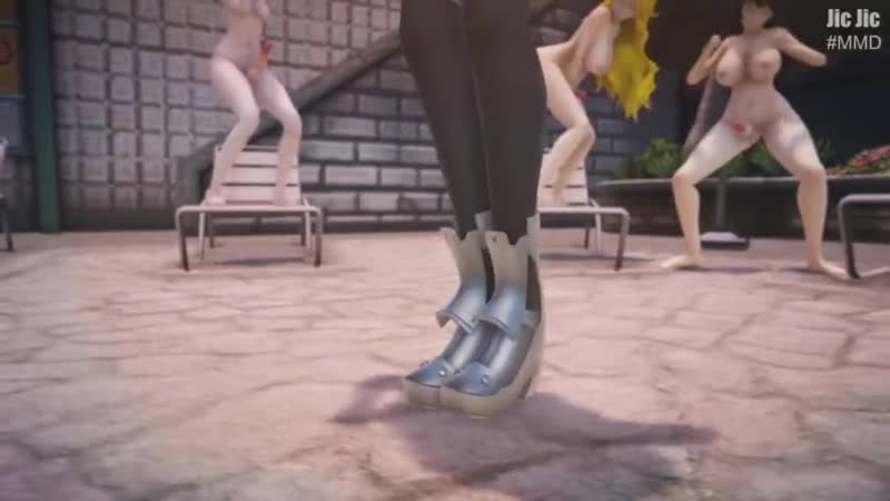 3d mmd rwby futanari gangbang makes nora happy