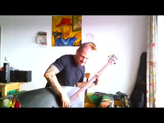 Rock'n'roll on contrabass balalaika (with distortion)