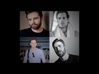 Chris evans & henry cavill & sebastian stan & tom hiddleston vines
