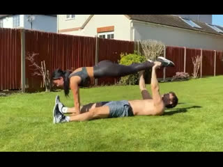 Nicole scherzinger & thom evans workout