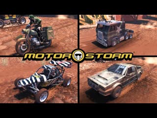 Motorstorm [ps3] all vehicle gameplay