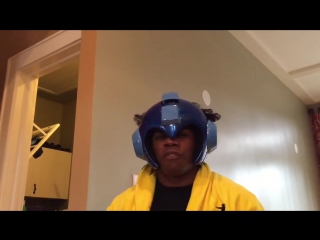 Life size mega man helmet quick unboxing upupdowndown unboxing