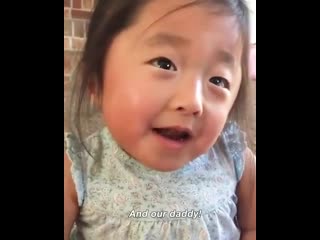 Little girl tells her adoptive mom how she and her sister felt when they first met her