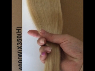 20" 100g #613blonde human remy hair