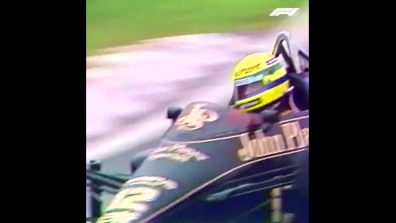 Ayrton senna first win!