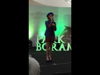 151007 컴백 live 게릴라 공연 박보람 (boram park) 미안해요 직캠