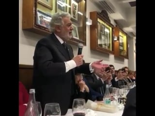 Placido domingo dinner in san sebastian