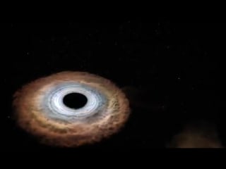 Nasas newest depiction of a black hole consuming a star