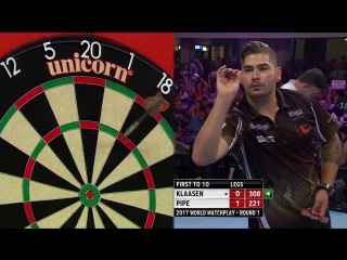 Jelle klaasen vs justin pipe (pdc world matchplay 2017 / round 1)