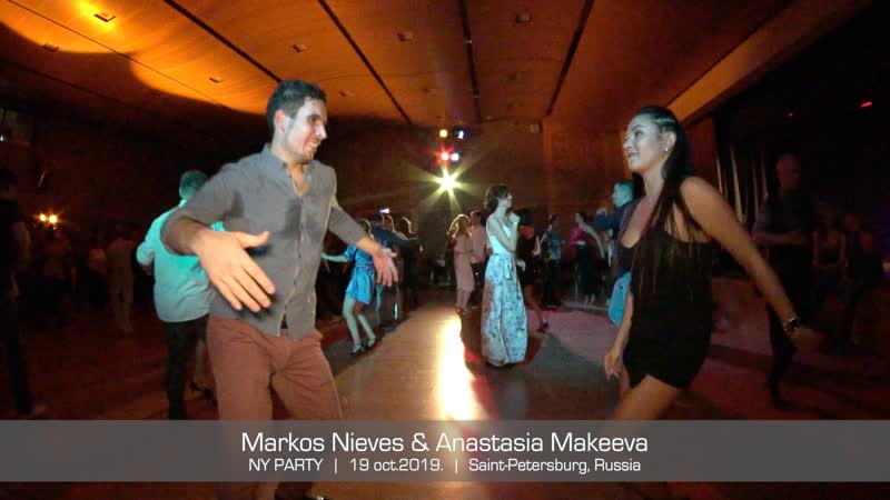 Markos nieves & anastasia makeeva || ny party