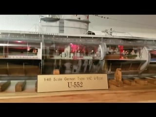 Trumpeter 1 48 u boat u 552 with see thru hull and illumination part 1