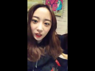 160228 youngji on periscope (hur siblings with jang siblings) at cafe