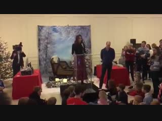 A clip of princess kate’s speech in which she told military families how much they are valued and recalled how it was when princ