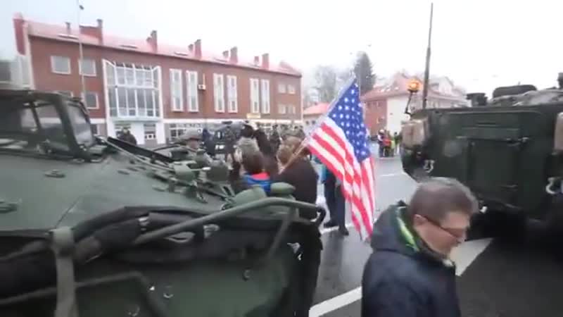 Поляки зустрічають #usarmy