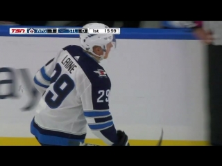 Laine's quick wrister finds twine