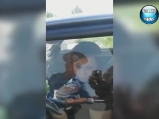 Начальник гаи разбивает стекло в автомобиле девушки (артемовск) 01 06 2015
