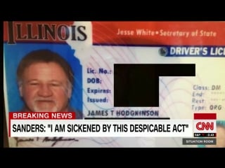 Cnn suspect in congressional shooting was bernie sanders supporter 14/6/17 500 pm pdt