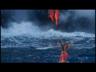 Surfvan channel alison teal tries surfing hawaii volcano eruption