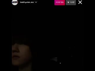 201223 baekhyun singing to taemin’s hypnosis on his insta live