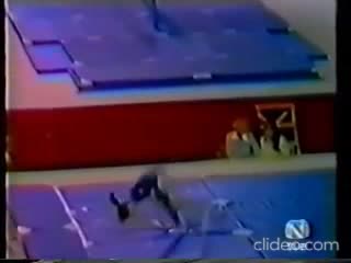Elena mukhina 1977 world cup gymnastics all around
