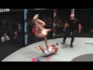 Tricking in mma yuri boyka side flip double leg