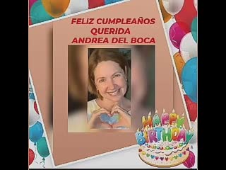 Andrea feliz cumpleaños