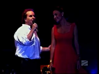 Batumi georgia 15/08, /2010, chris de burgh & sopho nizharadze lady in red