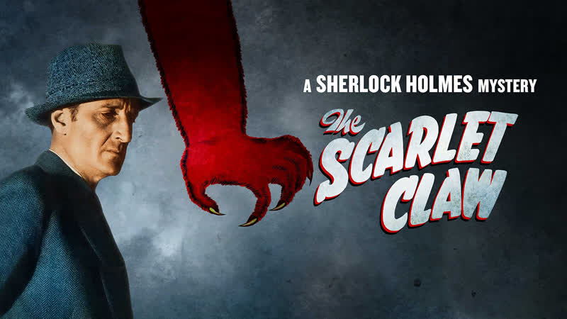 1944 шерлок холмс багровый коготь / the scarlet claw