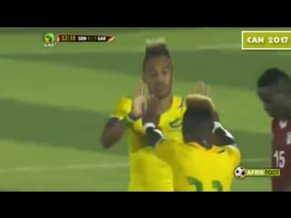 Sudan gabon 1 2 pierre emerick aubameyang goal caf qualification 2/09/2016