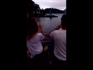 Sean o'pry & hana jirickova on paco rabanne's snapchat in rio