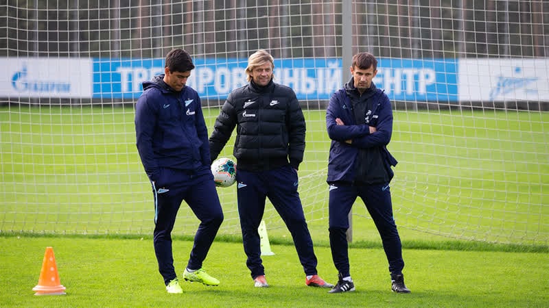 «зенит» «бенфика» открытая тренироа