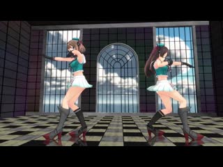 Mmd艦これ 摩耶改二・鳥海改二でkiss me 愛してる