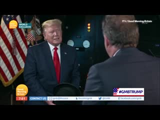 Donald trump damages churchill hat immediately after piers morgan gives it to him