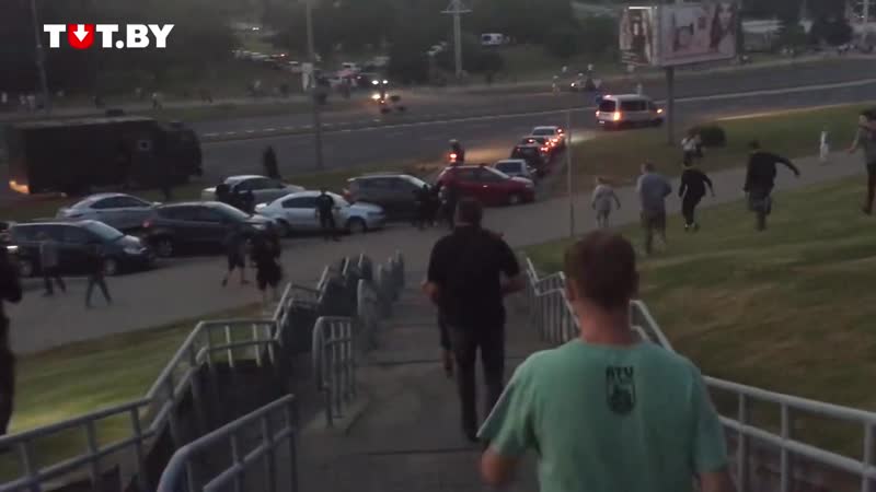 Протестующие против омона в минске