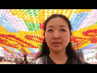 Фестиваль лотосовых фонариков часть 2, храм jogyesa