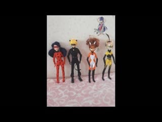 Transformation miraculous ladybug doll marinette in ladybag + bonus