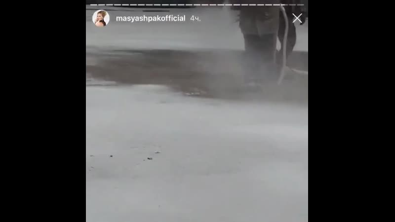 Мася шпак показала как в москве делают снег