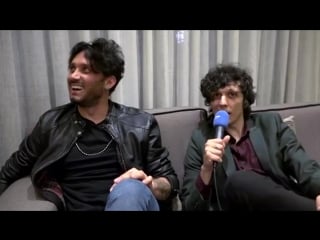 Ermal meta and fabrizio moro arrive in lisbon