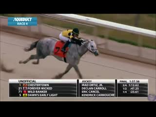Chestertown makes it happen with irad ortiz aboard at the big a steve asmussen trains