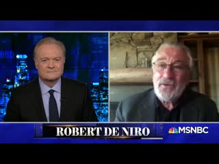 Robert de niro @ the last word with lawrence o'donnell