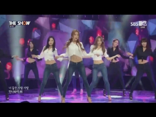 [160202] dal★shabet “someone like u” on ‘the show’