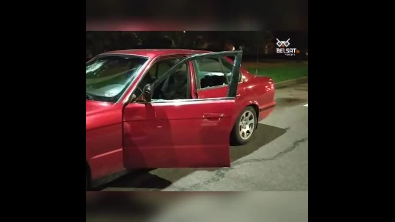 Менск аповед пра жорсткае затрыманне кіроўцы бмв