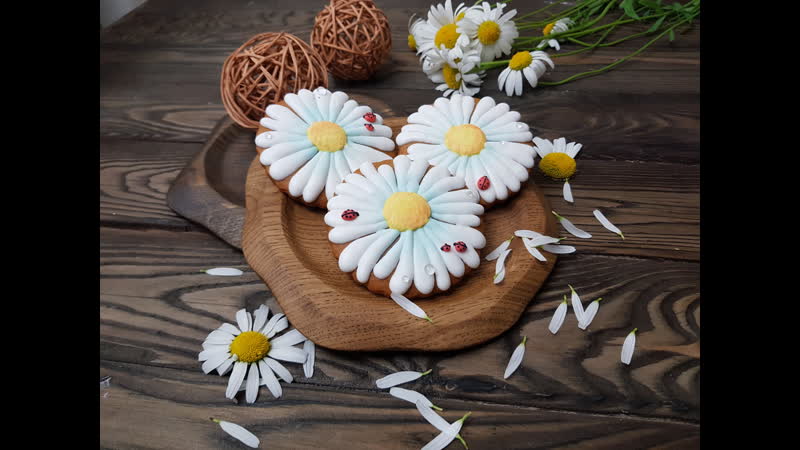 Ромашки с божьими короами