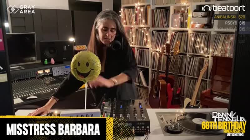 Misstress barbara for danny tenaglia's 60th birthday on beatport live
