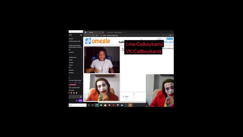 Catboykami троллит в образе джокера
