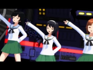 [mmd] girls und panzers ☆galaxias!☆