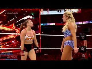 Ronda rousey flair lynch(wrestlemania 35)