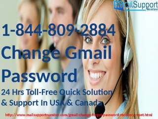 Excellent services in the usa for gmail password reset 1 844 809 2884